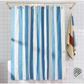 Product image of Quiet Town Canvas Shower Curtain