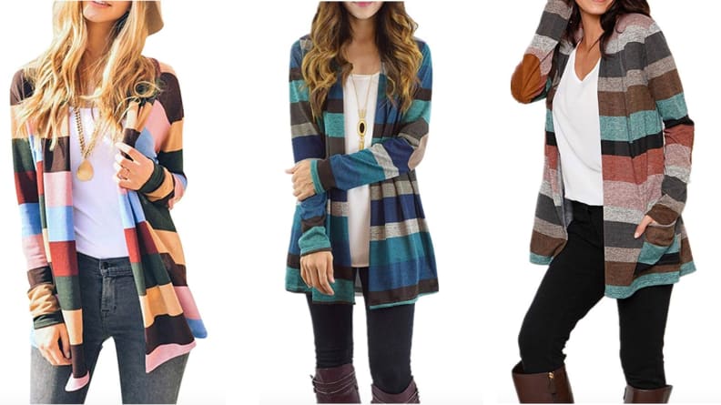 Poulax Women's Lightweight Knit Cardigan