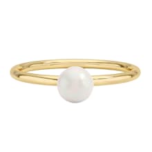 Product image of Saskia Cultured Pearl Solitaire Ring