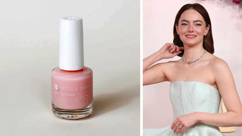 Emma Stone Oscars beauty: Recreate the Academy Award winner's Dazzle Dry nails
