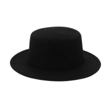 Product image of Astrqle Classic Black Wool Blend Fedora Hat
