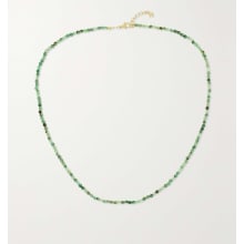 Product image of Mateo 14-karat gold emerald necklace