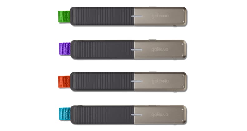 Different colored goTennas