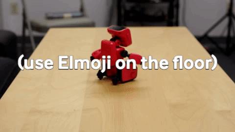 Use Elmoji on the floor