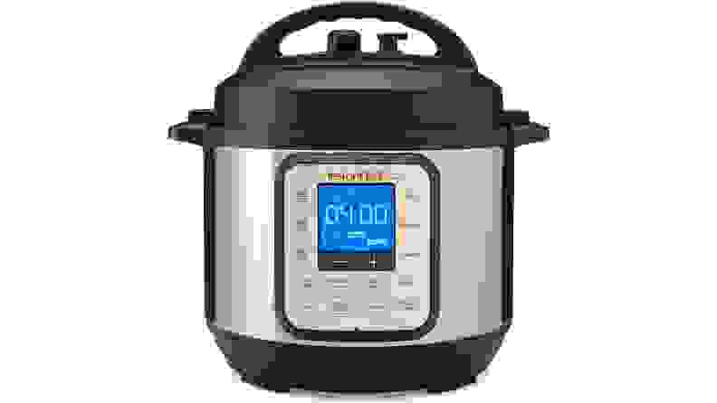 Close up of an Instant Pot.