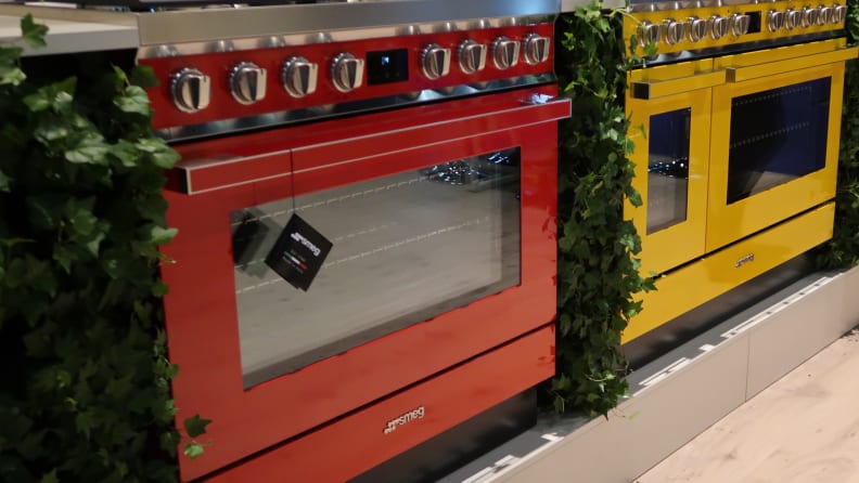 Brightly colored ranges from SMEG