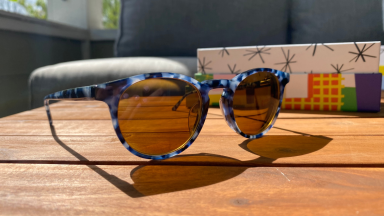 Pair Eyewear sunglasses on a patio