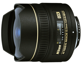 Product Image - Nikon AF DX Fisheye-Nikkor 10.5mm f/2.8G ED