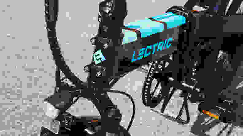Close-up shot of the Lectric XP 3.0 eBike