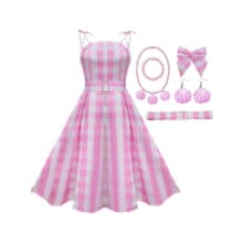 Product image of SHOHOKU 50s Pink Plaid Dresses