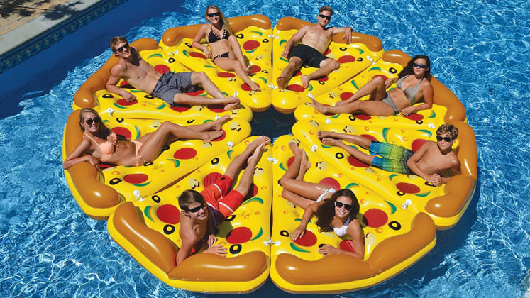 bull swim float
