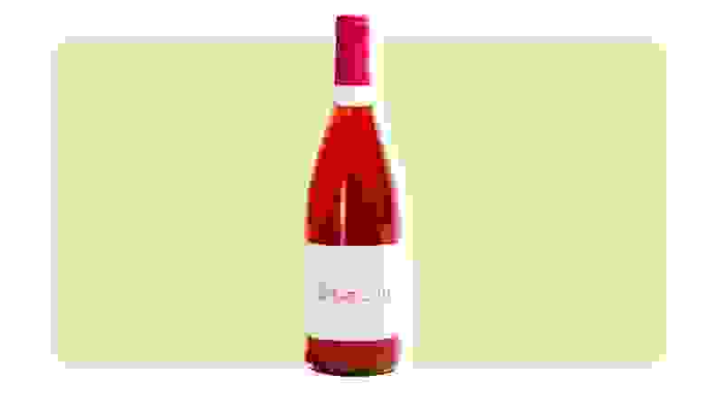 Product shot of wine bottle from Fabien Jouves.
