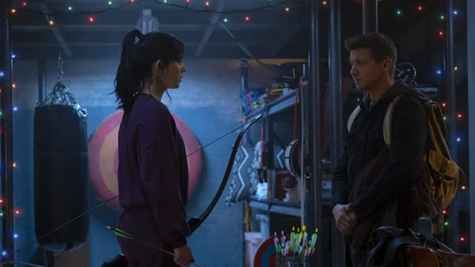 Hailee Steinfeld's Kate Bishop teams up with Jeremy Renner's Hawkeye/ Clint Barton in this new series