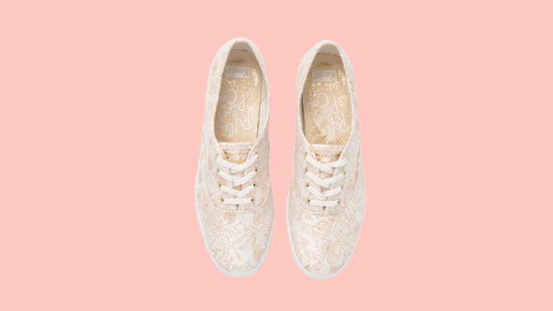 embellished white sneakers