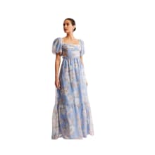 Product image of The A&F Emerson Drama Bow-Back Maxi Dress