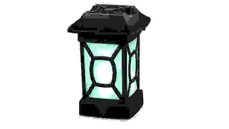 A lantern that repels mosquitoes, among the best modern outdoor light ideas.