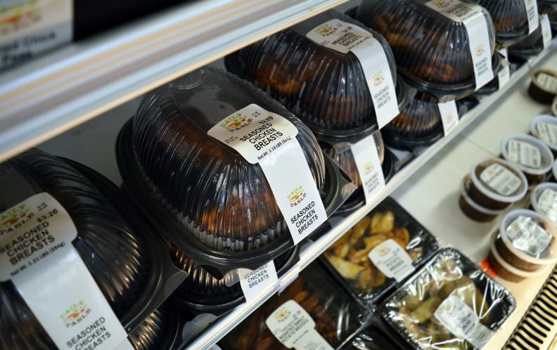 These rotisserie chickens are more affordable than any I've seen in a conventional grocery store.