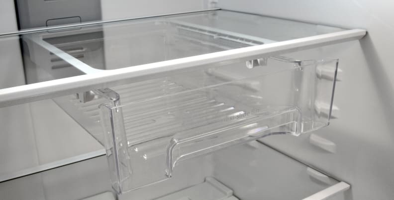 The Whirlpool WRT311FZDM's Flex-Slide Bin gives you extra... well, flexibility in terms of how you want to interact with your deli drawer.