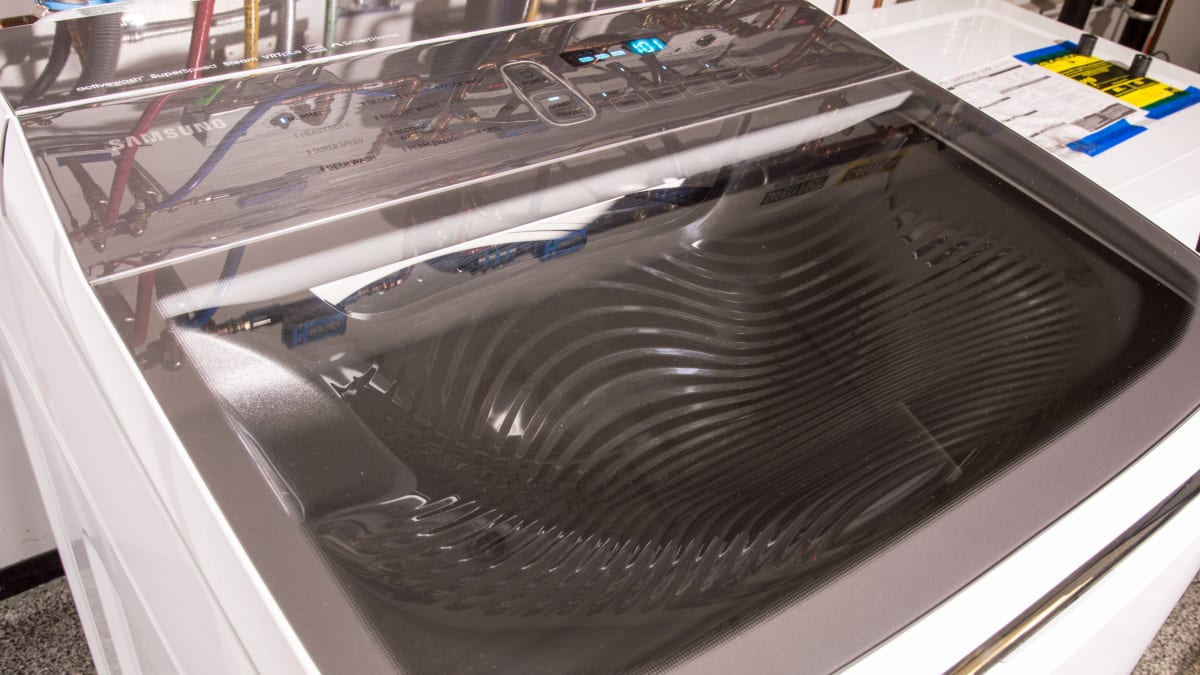 Samsung WA54M8750AW top load washing machine review