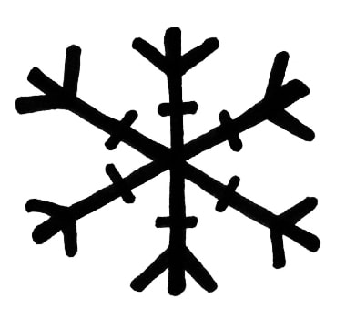 símbolo de caja fuerte del congelador
