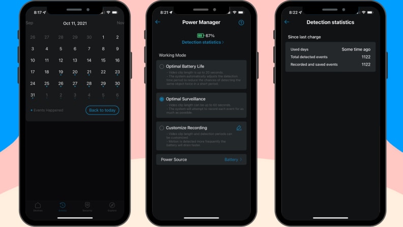 The Eufy Security app for iOS and Android users.