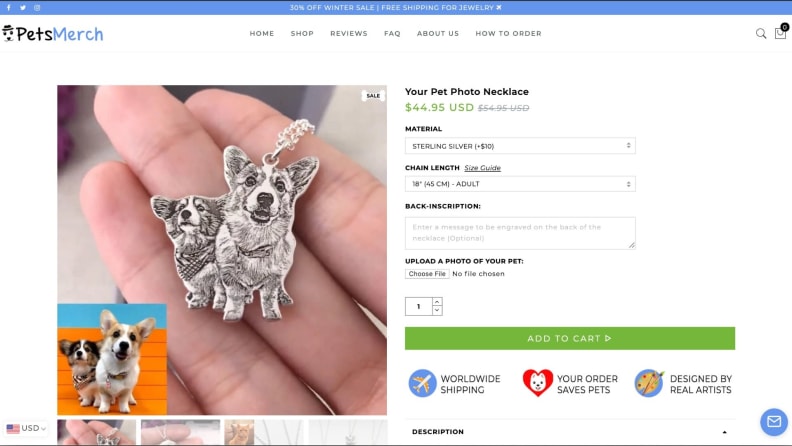 Does The Custom Pet Photo Necklace Really Look Like Your Pet Reviewed Lifestyle