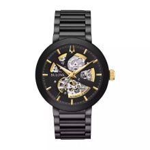 Product image of Bulova Modern Futuro Men’s Automatic Black Stainless Steel Bracelet Watch 98a203