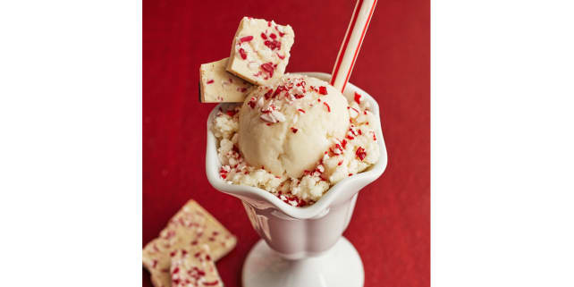 Porcelain ice cream dish