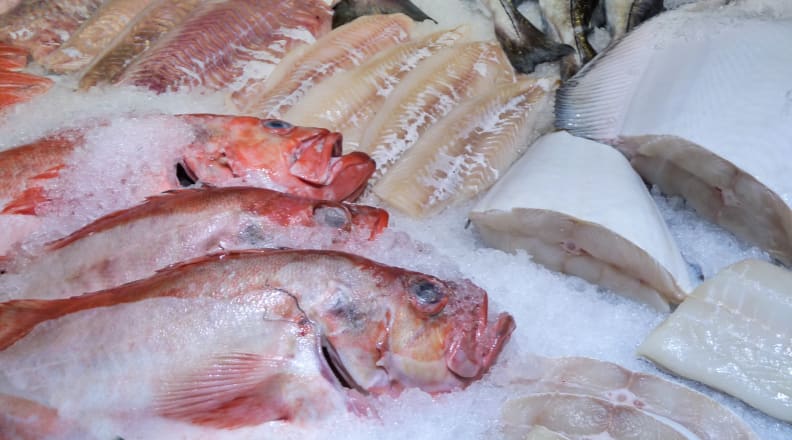 Frozen fish