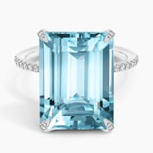 Product image of Festivity Sky Blue Topaz and Diamond Cocktail Ring