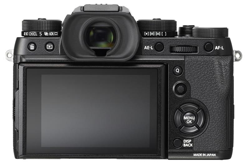 Fujifilm X-T2 Back Panel