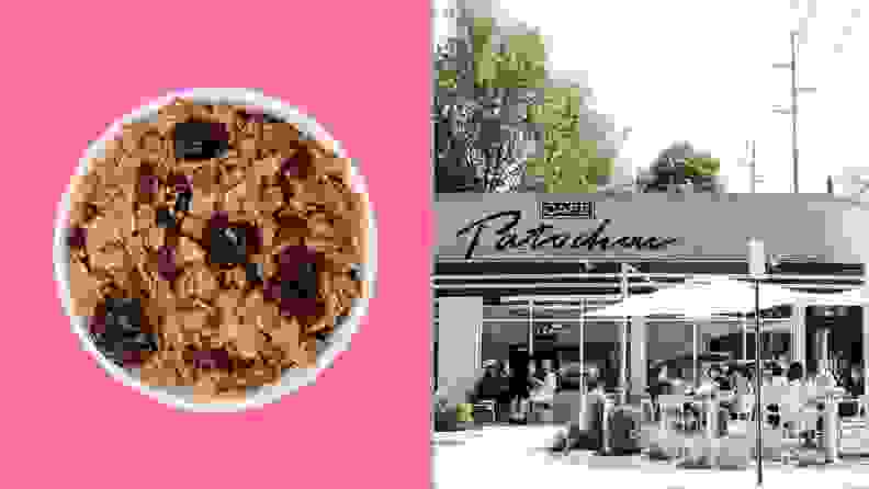 Cafe Patachou's scratch-made granola, includes sun-dried cherries, raisins, and almonds.