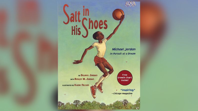 The cover of Salt in His Shoes: Michael Jordan in Pursuit of a Dream.