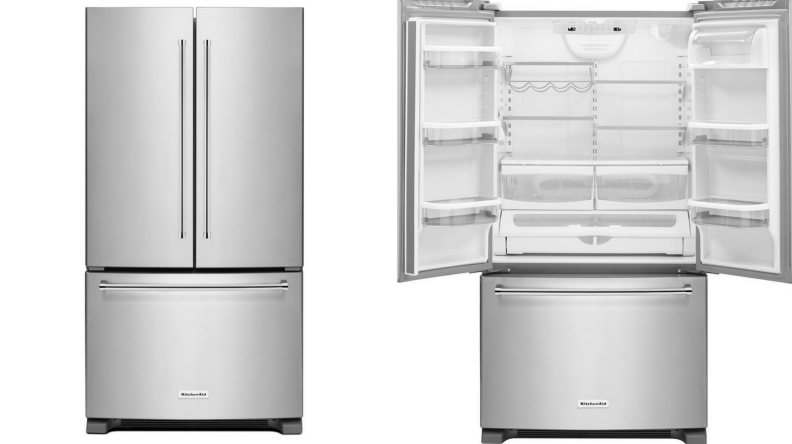 KitchenAid KRFC300ESS柜台深度法式门冰箱