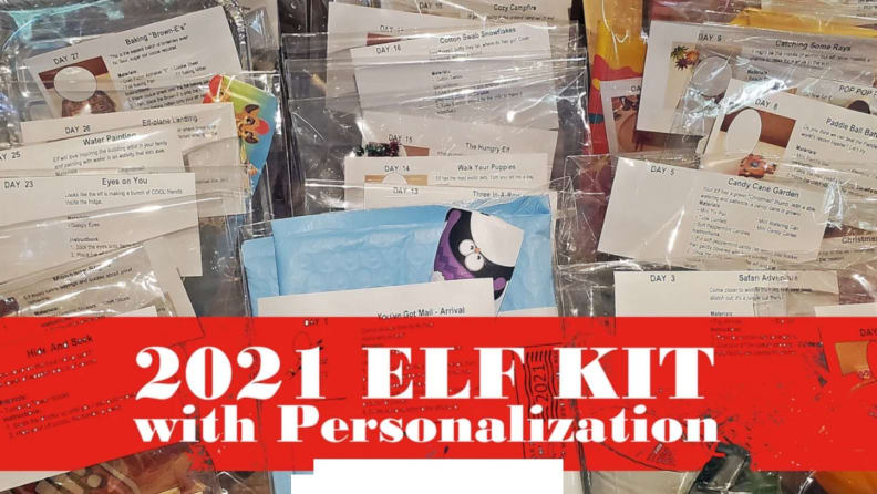 A full 24-set of elf kits in a box.