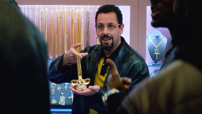 Adam Sandler in a scene from "Uncut Gems," one of the best thrillers streaming now.