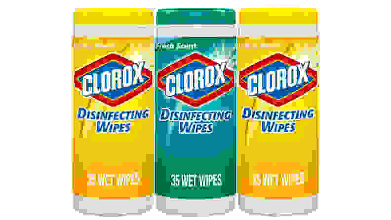 Disinfecting wipes will get your room clean