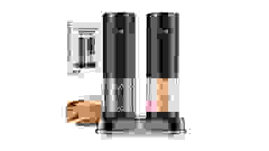 Electric Salt and Pepper Grinder Set