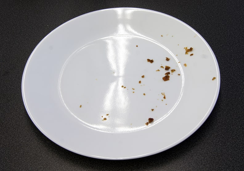 LG LDF8874ST—Meat Stains After Quick Cycle