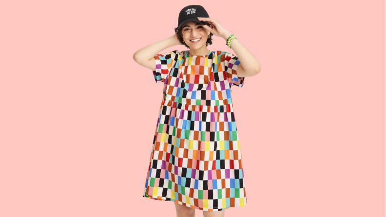 Alice Butts checkered dress