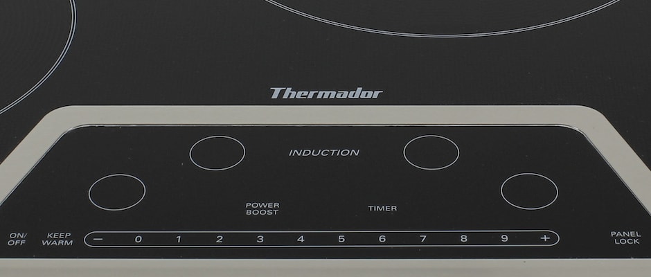 An induction cooktop from Thermador