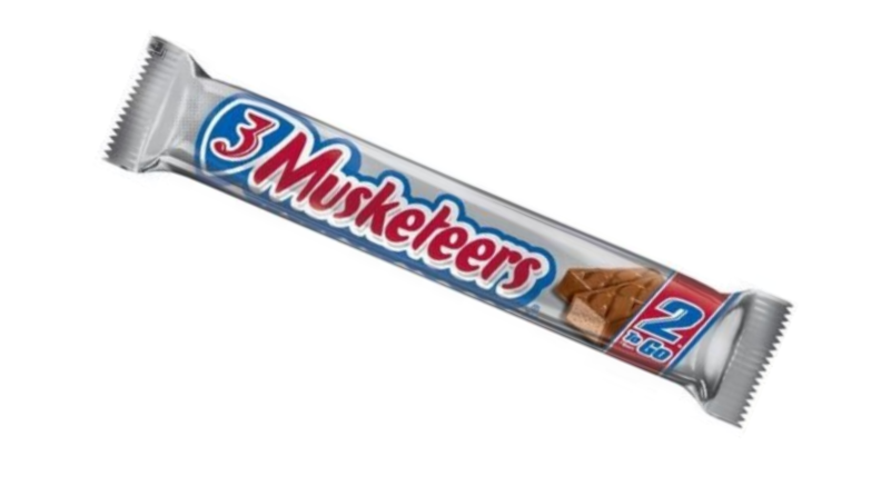 Best candy bar 3 Musketeers