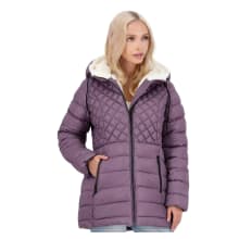 Product image of Steve Madden Women's Glacier Shield Winter Puffer Coat with Faux Fur Lining