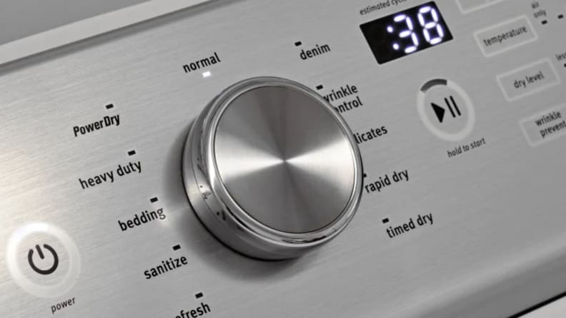 Dryer with a nob