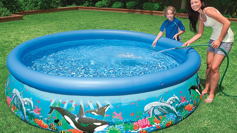 Intex inflatable pool