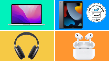 A collage of discounted tech products from Amazon.