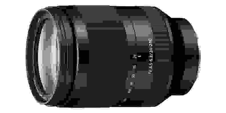 A manufacturer render of the Sony FE 24-240mm F3.5-6.3 OSS.