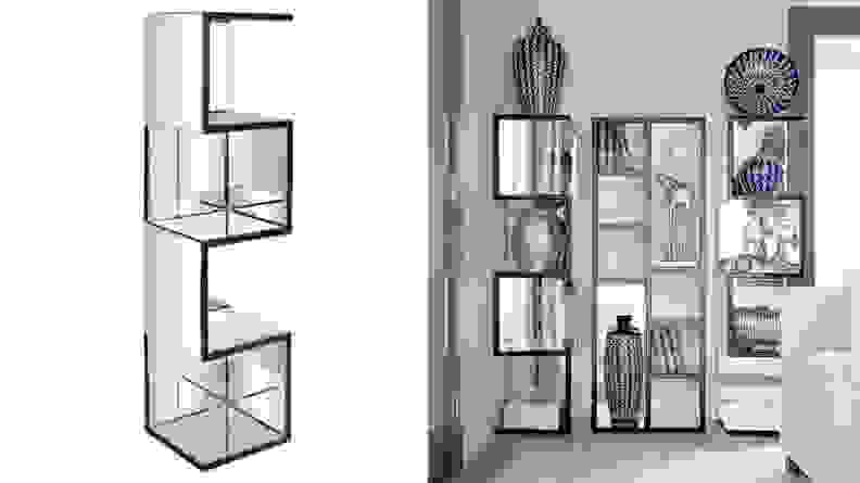 The Howard Elliot Collection Mirrored Floating Shelves