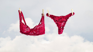 Wearing a red bra under a white t-shirt is the fashion secret French women have been keeping under wraps