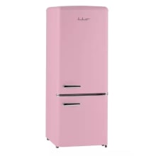 Product image of Retro Bottom Freezer Refrigerator in Pink
